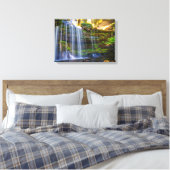Russell Falls Australia canvas print Leinwanddruck (Insitu (Schlafzimmer))