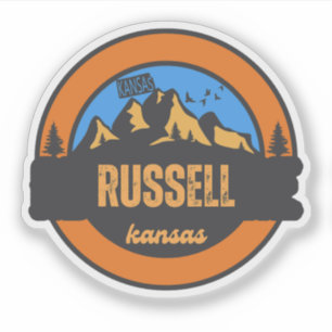 Russell, Kansas Aufkleber