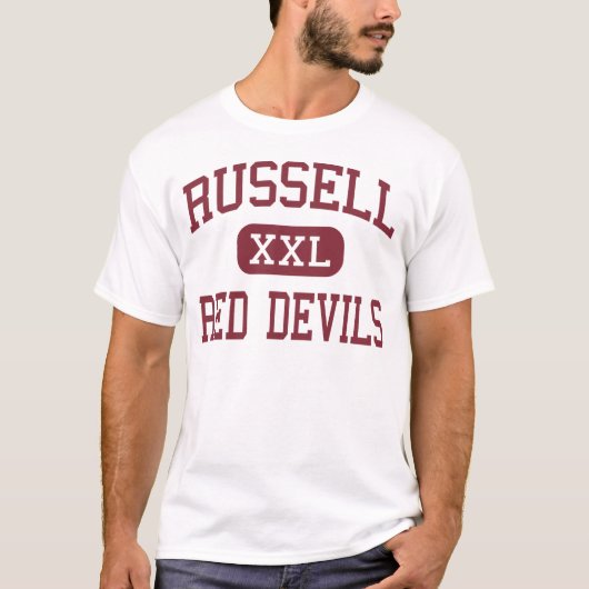 Russell - rote Teufel - hoch - Russell Kentucky T-Shirt (Vorderseite)