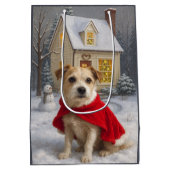 Russell Terrier Holiday  Mittlere Geschenktüte (Rückseite)