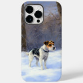 Russell Terrier Let It Snow Christmas Case-Mate iPhone Hülle (Rückseite)