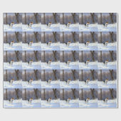 Russell Terrier Let It Snow Christmas Geschenkpapier (Flach)