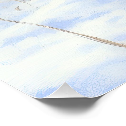 Russell Terrier Let It Snow Christmas Poster (Ecke)