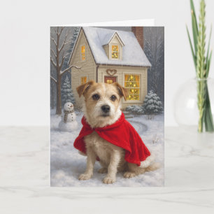 Russell Terrier Weihnachtskarte Feiertagskarte