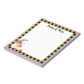 Russell Terrier Witch Notepad Notizblock (Rotiert)