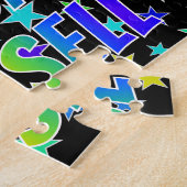 "RUSSELL" Vorname, Spaß "GLÜCKLICHER GEBURTSTAG" Puzzle (Seite)