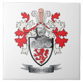Russell-Wappen Fliese (Vorderseite)