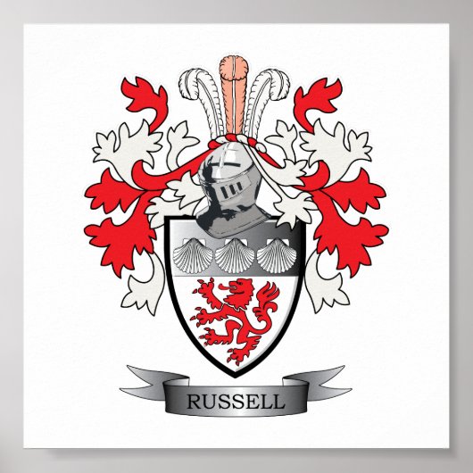 Russell-Wappen Poster (Vorne)