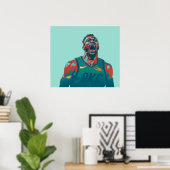 Russell Westbrook Poster (Heimbüro)