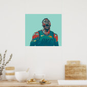 Russell Westbrook Poster (Küche)