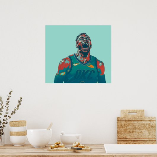 Russell Westbrook Poster (Küche)
