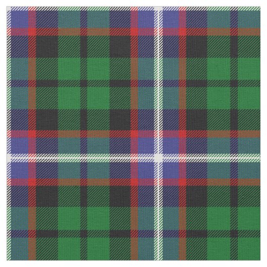 Russelltartan-Druck Stoff (Nahaufnahme)