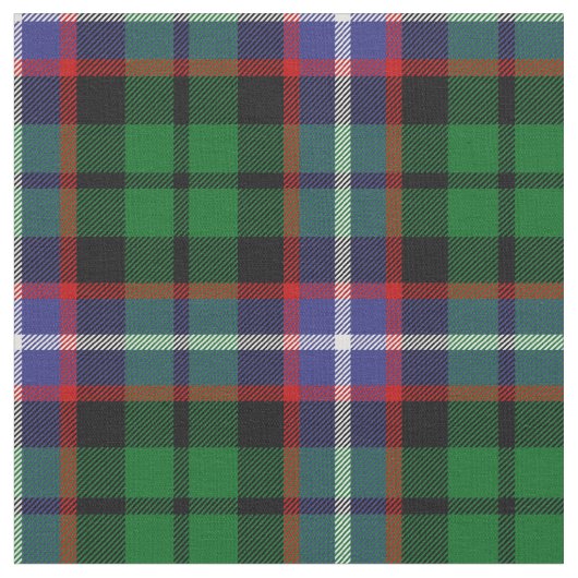 Russelltartan-Druck Stoff (Nahaufnahme)