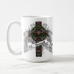 Russelltartan-Kreuz Kaffeetasse