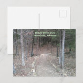 Russellville, Arkansas Park Trail Postkarte (Vorne/Hinten)