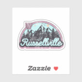 Russellville, Arkansas Sticker (Blatt)