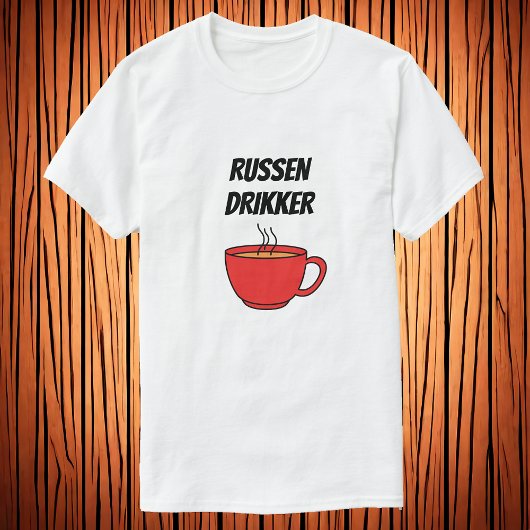 Russen drikker kaffe T - Shirt