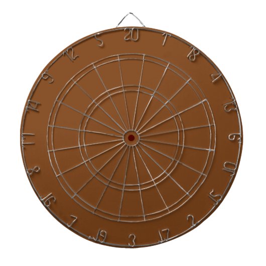 Russet Brown Dartboard mit Darts Dartscheibe (vorne)