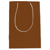 Russet Brown Medium Geschenktasche Mittlere Geschenktüte (Vorderseite)