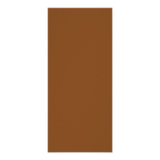 Russet Brown Rack Card Werbekarte (Vorne)