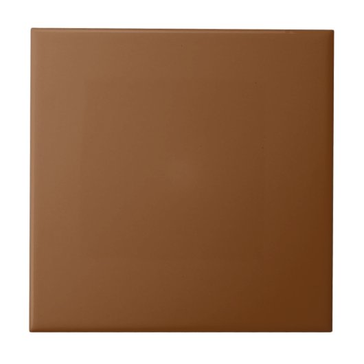 Russet Brown Solid Color Tile Fliese (Vorderseite)