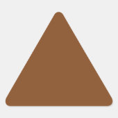 Russet Brown Triangle Sticker (Vorderseite)