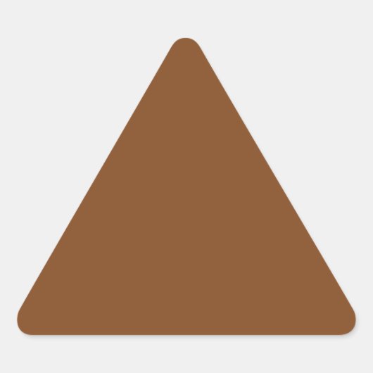 Russet Brown Triangle Sticker (Vorderseite)