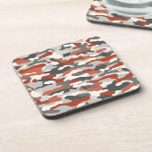 Russet Camouflage Getränkeuntersetzer (Linke Seite)