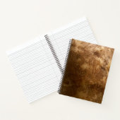 Russet Potato Close Up Photograph Spiral Notebook Notizblock (Innenseite)