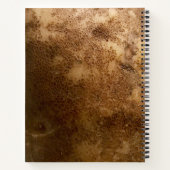 Russet Potato Close Up Photograph Spiral Notebook Notizblock (Rückseite)
