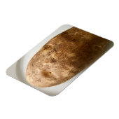 Russet Potato on White Plate Photo Magnet (Linke Seite)