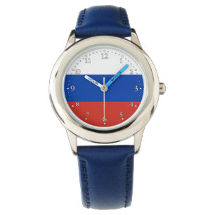 Russia Flag Armbanduhr