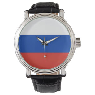 Russia Flag Armbanduhr