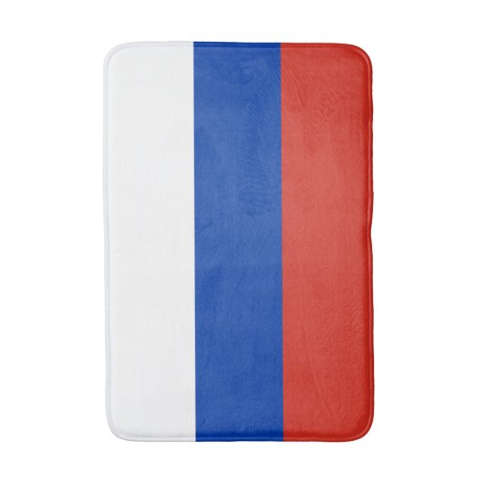 Russia Flag Badematte (Vorderseite Vertikal)