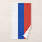 Russia Flag Badhandtuch Set (Handtuch)