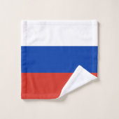 Russia Flag Badhandtuch Set (Waschlappen)