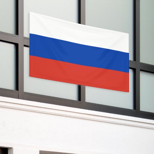 Russia Flag Banner (Äußeres Gebäude)