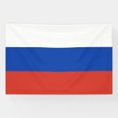 Russia Flag Banner (Horizontal)