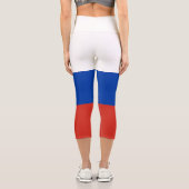 Russia Flag Capri Leggings (Rückseite)