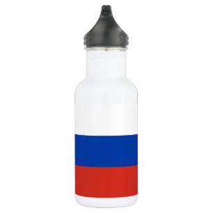 Russia Flag Edelstahlflasche