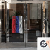 Russia Flag Fensteraufkleber (Büro Tür)