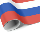 Russia Flag Geschenkpapier (Rolleneckpunkt)