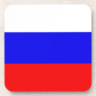 Russia Flag Getränkeuntersetzer