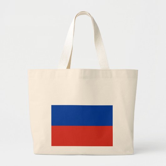 Russia Flag Jumbo Stoffbeutel (Vorne)