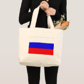Russia Flag Jumbo Stoffbeutel (Vorderseite (Produkt))
