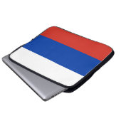 Russia Flag Laptopschutzhülle (Vorne Knopf)