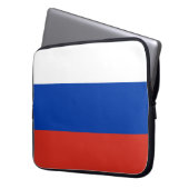 Russia Flag Laptopschutzhülle (Vorderseite Links)