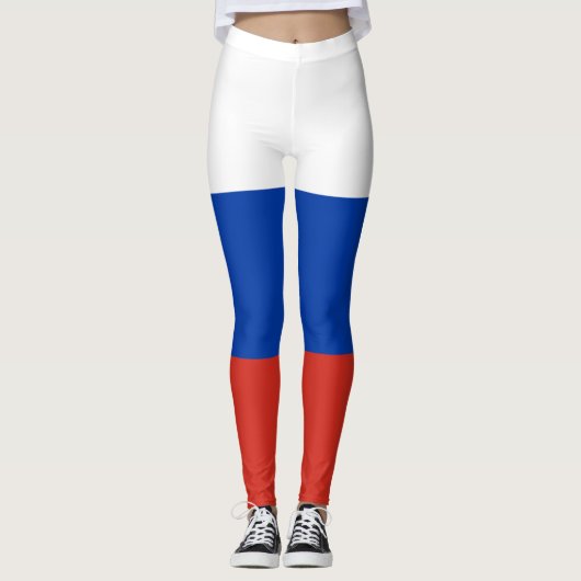 Russia Flag Leggings (Vorderseite)