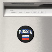 Russia Flag Magnet (In Situ (Geschirrspüler))