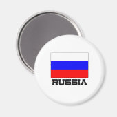 Russia Flag Magnet (Vorderseite/Rückseite)